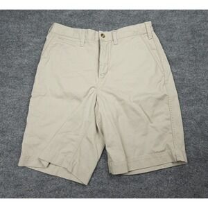 Polo Ralph Lauren Chino Shorts Men's 29 Beige 10" Inseam 100% Cotton